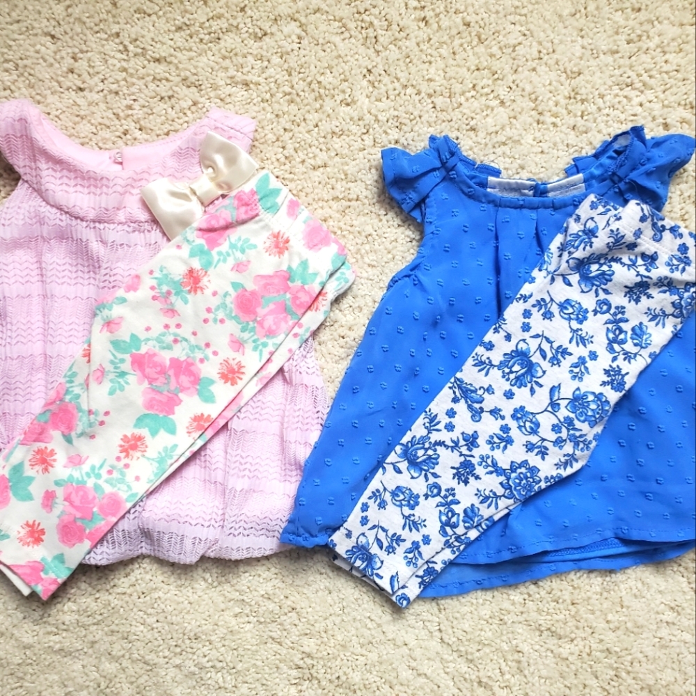 3-6 Month Girls Pretty Outfit Sets